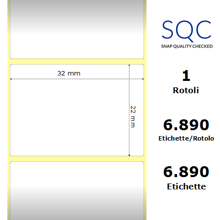 DT032022-PWPU-76/200 - Etichette SQC  S-HARD-PD Carta