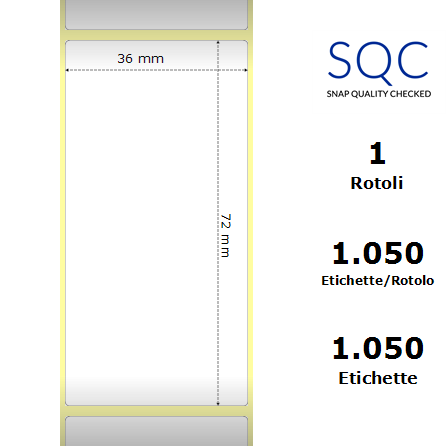 DT036072-PYPC-25/127-FC - Etichette SQC Personalizzato S-DESK-PDC