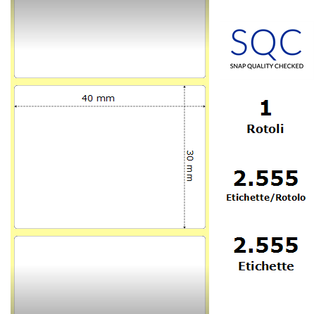 TT040030-CWPPG-25/127 - Etichette SQC  S-FROZEN Polipropilene