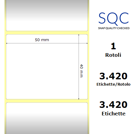 TT050040-PWPC-76/180 - Etichette SQC  S-HARD-PT Carta