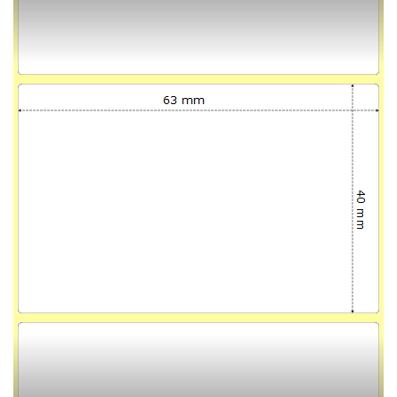 TT063040-PWPC-25/74 - Etichette SQC  S-DESK-PT Carta