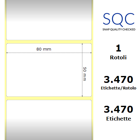 TT080050-PWPU-76/200 - Etichette SQC  S-HARD-PT Carta