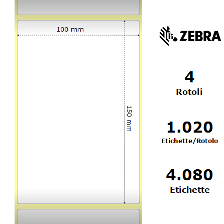 3006306-T - Etichette Zebra  Z-Perform 1000D Carta