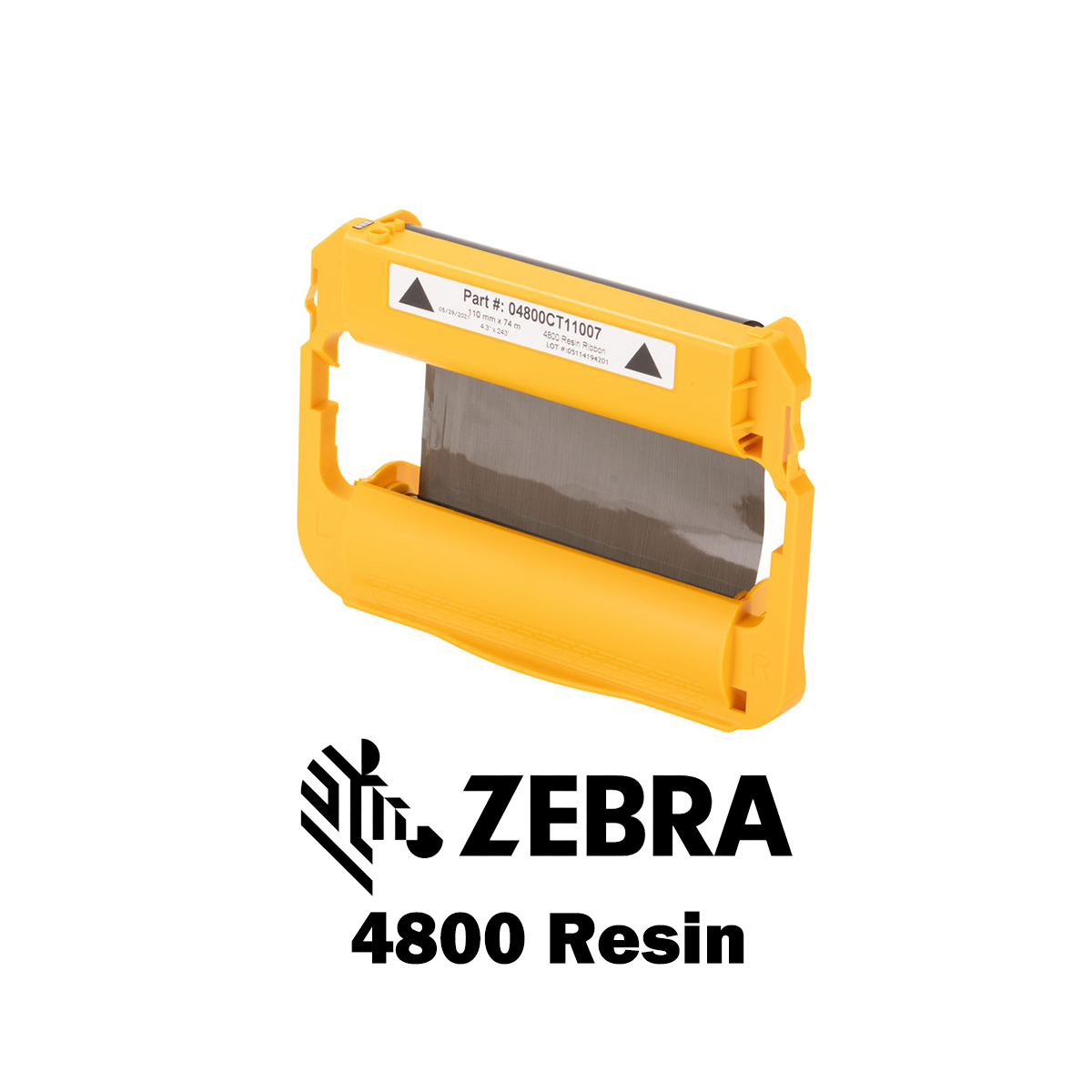 04800CT11007 - Ribbon - Inchiostro a nastro Zebra  4800 Resin