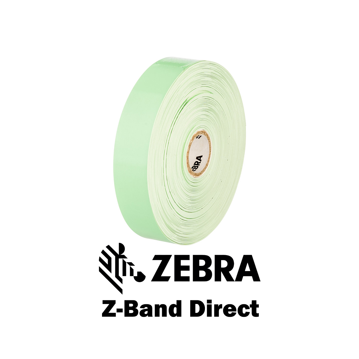 10012718-4 - Braccialetti Zebra Verde Z-Band Direct Polipropilene 