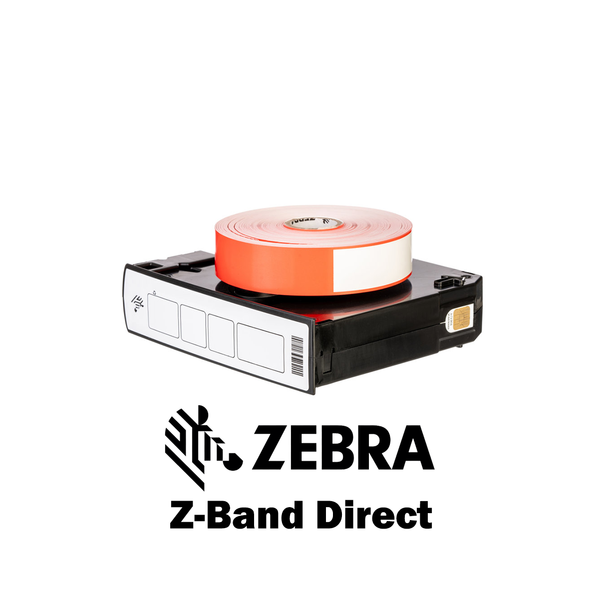 10006995-1K - Braccialetti Zebra Rosso Z-Band Direct Polipropilene 