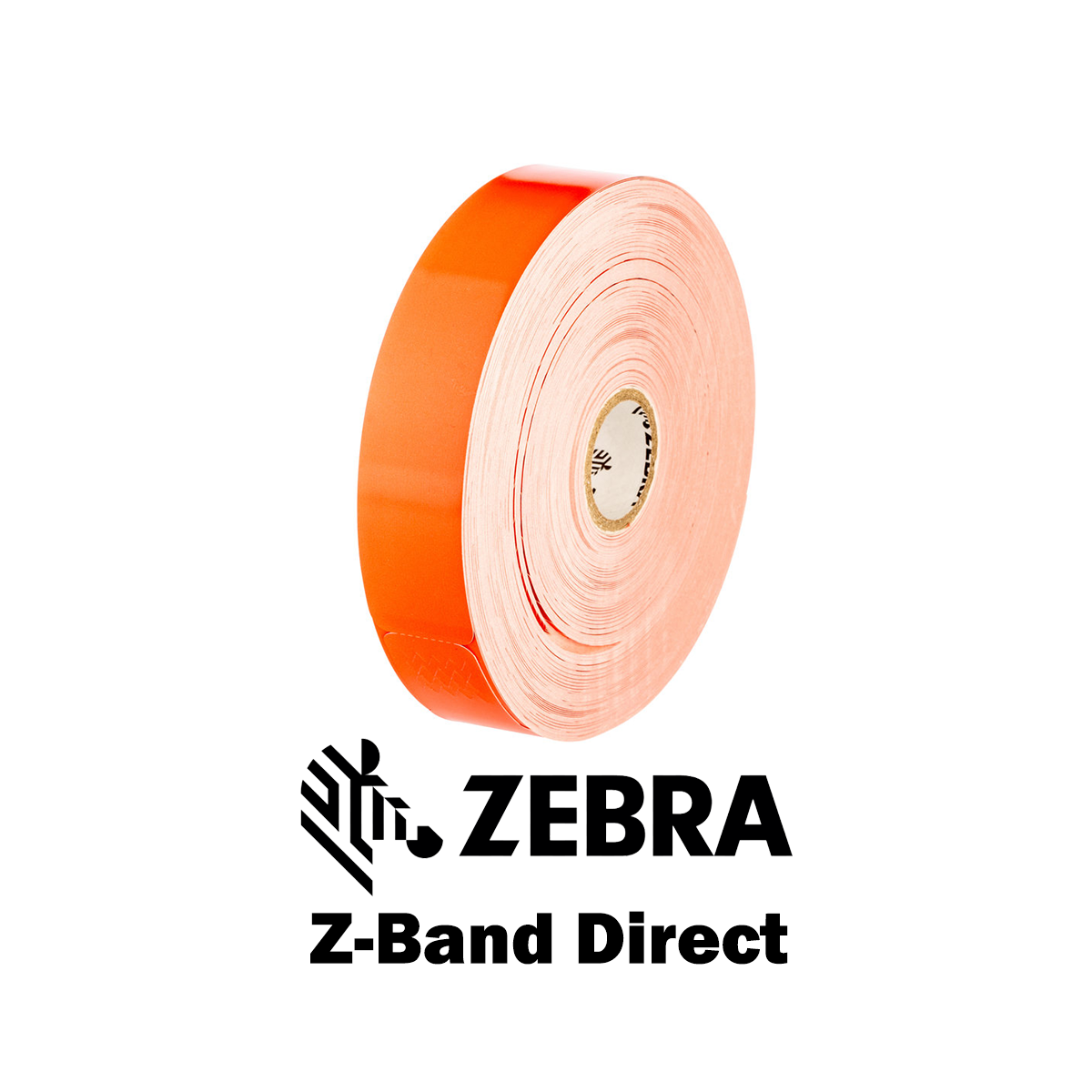 10012718-1 - Braccialetti Zebra Rosso Z-Band Direct Polipropilene 