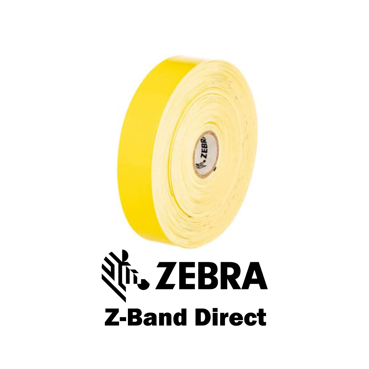 10012718-2 - Braccialetti Zebra Giallo Z-Band Direct Polipropilene 